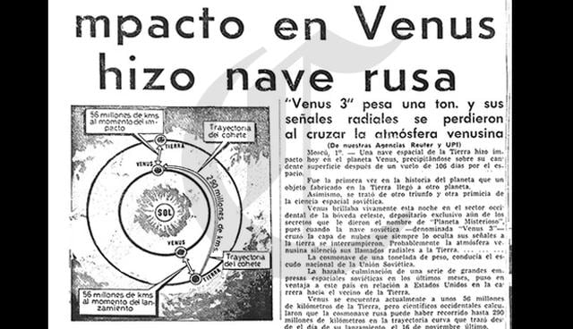 Impacta en planeta Venus nave soviética - 2