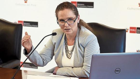 “La norma tiene que estar lista de ser posible esta semana”, dijo la ministra de Economía, Claudia Cooper, sobre el nuevo decreto. (Foto: El Comercio)