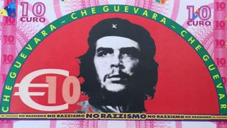 El pueblo que da billetes con el rostro del Che, Chávez y Marx