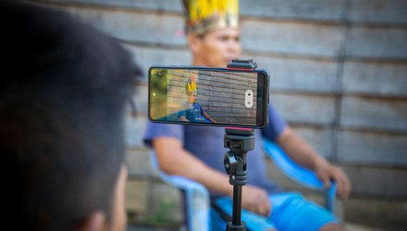 Dos jóvenes que fueron capacitados para formar parte de la primera red de comunicadores indígenas de Madre de Dios presentaron cortometrajes en un reconocido evento internacional