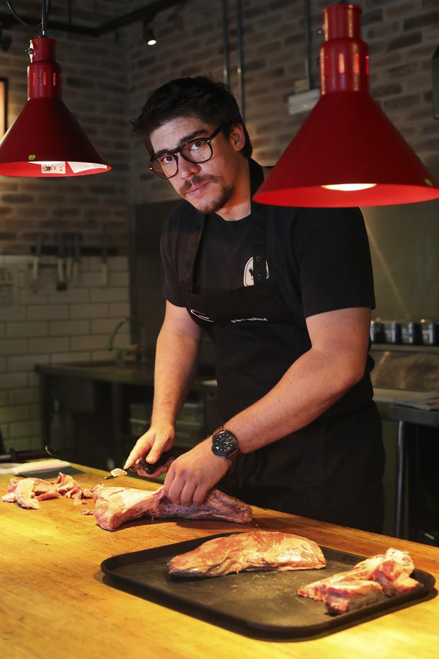 Renzo Garibaldi del Osso meat restaurant.  (Photo: Rolly Reyna / GEC) 