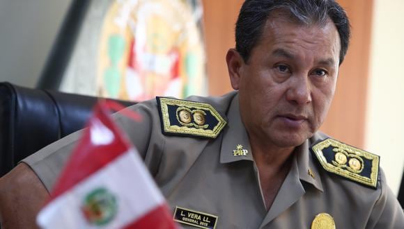 Luis Vera Llerena fue retirado del cargo de comandante general de la PNP a fines de agosto pasado | Foto: El Comercio / Alessandro Currarino