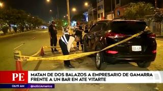 Empresario de Gamarra muere baleado por desconocido en Ate Vitarte