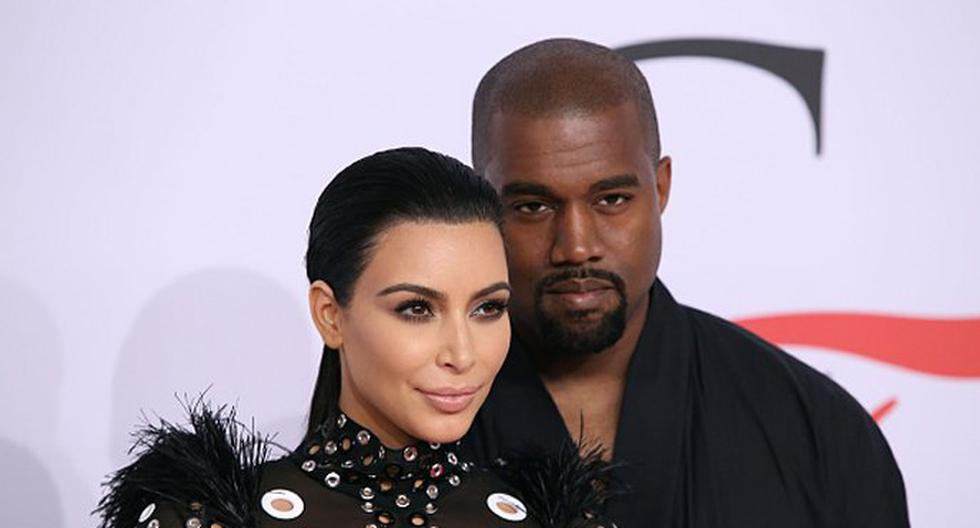Kim Kardashian y Kanye West. (Foto: Getty Images)