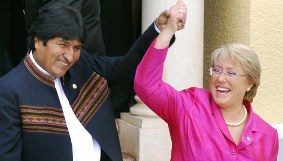 Evo Morales y Michelle Bachelet protagonizaron una etapa de negociaciones en las que se manejaron varias opciones.