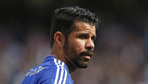 Diego Costa aseguró que la dirigencia del Chelsea lo maltrata. Han querido traspasarlo a la Superliga China y lo obligaron a jugar con el equipo de reserva. Ahora el 'Lagarto' está en Brasil. (Foto: AFP)