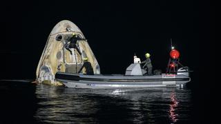 SpaceX: la nave Crew Dragon con cuatro astronautas de la ISS regresó a la Tierra