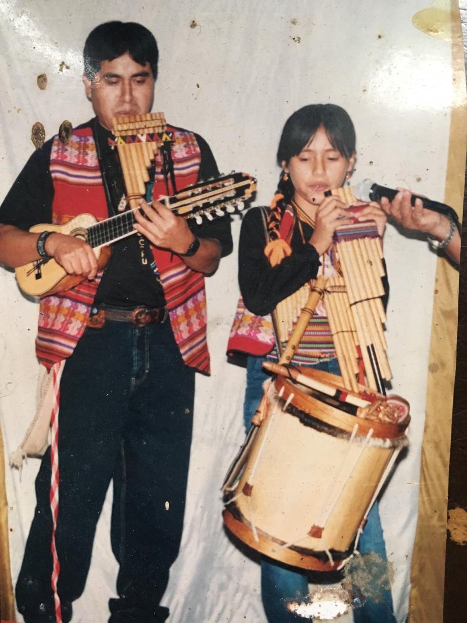 Naysha y su padre. (Foto: archivo personal de Naysha)