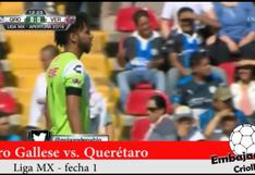 Pedro Gallese: sus mejores atajadas en el partido Querétaro vs Veracruz