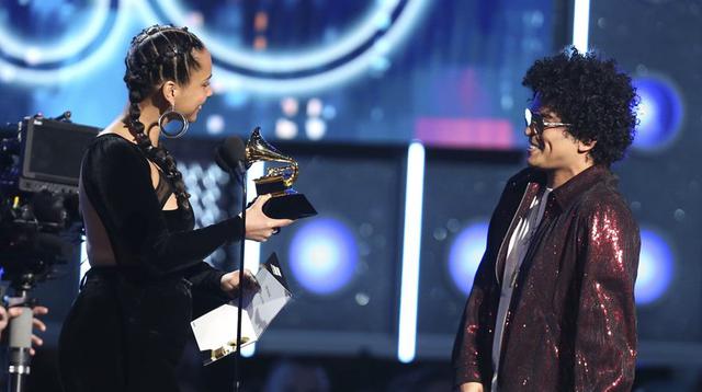Bruno Mars en el Grammy 2018. (Foto: Agencias)