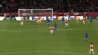 Arsenal vs. Olympiacos: ¡Insólito! Aubameyang se ‘comio’ el gol de la clasificación de los gunners en el último minuto | VIDEO