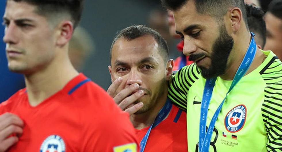 Marcelo Díaz cometió un error a los 19 minutos ante Alemania por Copa Confederaciones | Foto: Getty