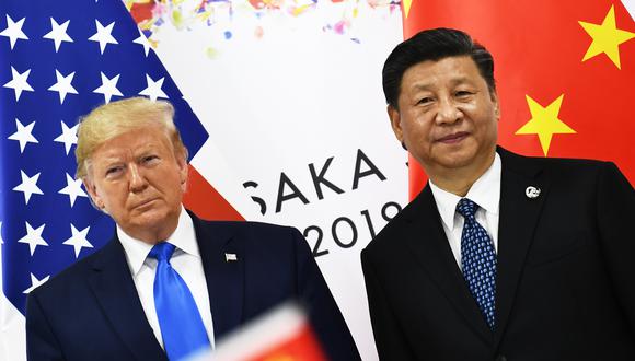 Los mandatarios Xi Jinping y Donald Trump. (Foto: AFP)