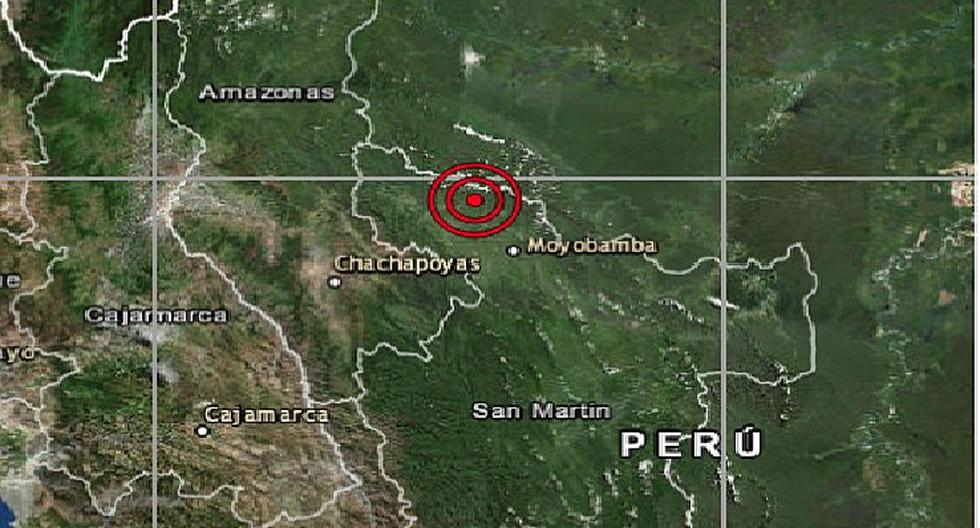 De acuerdo con el IGP, el epicentro de este movimiento telúrico se ubicó a 47 kilómetros al norte del distrito de Moyobamba. (IGP/Referencial)