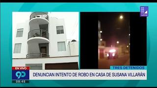 Detienen a tres sujetos acusados de intentar robar vivienda de Susana Villarán