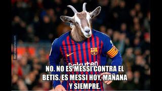 Barcelona vs. Betis y los memes a Lionel Messi por su triplete | FOTOS