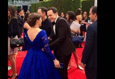 Emmy 2014: Jim Parsons y Mayim Bialik se divirtieron en la alfombra roja 