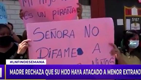 Madre de familia pide a las autoridades que investiguen bien el caso de la agresión a menor de 11 años de nacionalidad venezolana | Foto: Latina / Captura de video