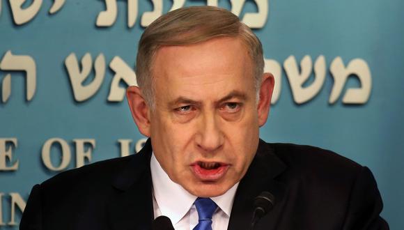 Benjamin Netanyahu: Irán "cruzó la línea roja" al atacar a Israel. (AFP).