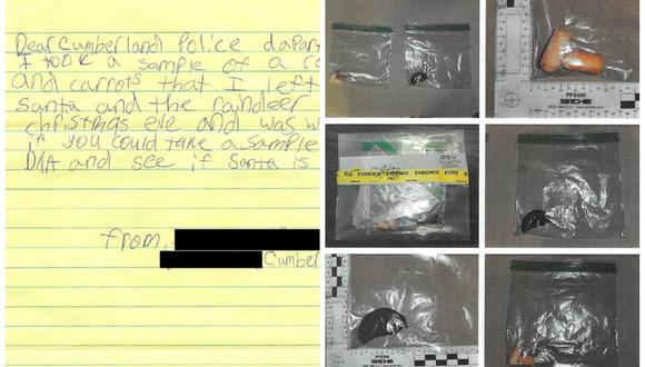 En EE.UU., una niña intenta exclarecer la identidad del misterioso personaje navideño - (Foto: Cumberland RI Police | Facebook)