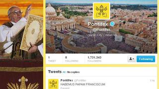 La cuenta del Papa en Twitter se reactivó: "Habemus Papam Franciscum"