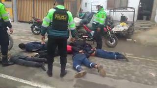 Policía capturó a siete extorsionadores que operaban en Lima Sur