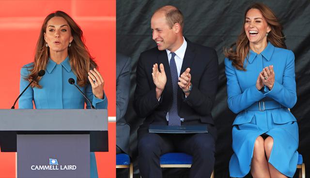 Kate Middleton ha lucido este abrigo de lana turquesa desde el año 2014, combinándolo con distintos accesorios para configurar looks de diferentes estilos según la ocasión. (Fotos: AFP)