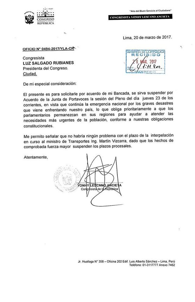Acción Popular pide suspender interpelación a Martín Vizcarra - 2