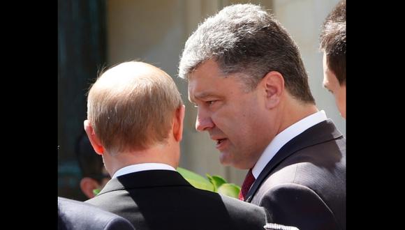 Putin se reunió con el presidente electo de Ucrania