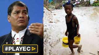 Rafael Correa planteó crear fondo de ayuda para Haití [VIDEO]