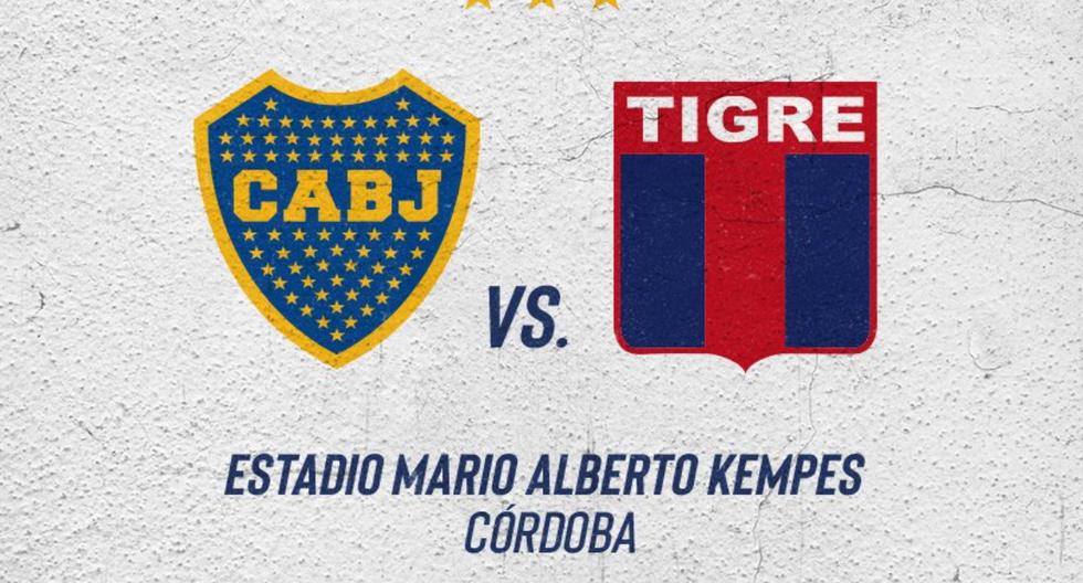 Partido, Boca-Tigre online - Última hora de la Final por Copa de la Liga