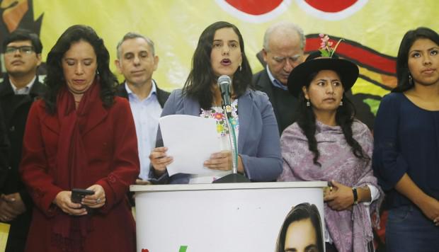 El movimiento de Verónika Mendoza ha anunciado una investigación a denuncias por agresión contra sus militantes.
 (Foto: El Comercio)
