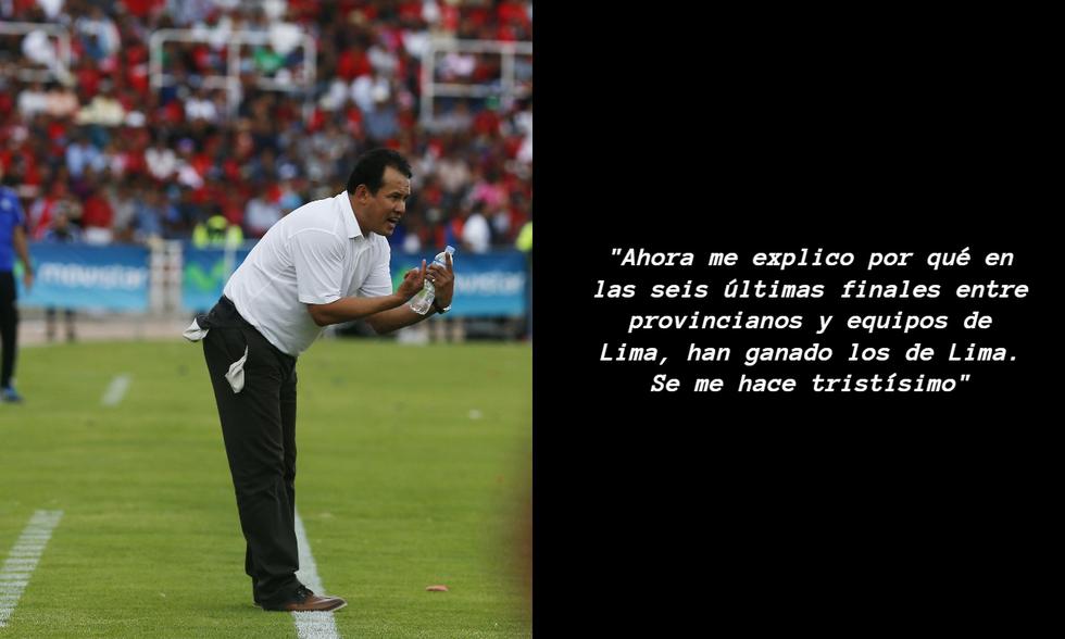 2015: Una crítica al arbitraje del fútbol peruano tras salir campeón con Melgar ese año