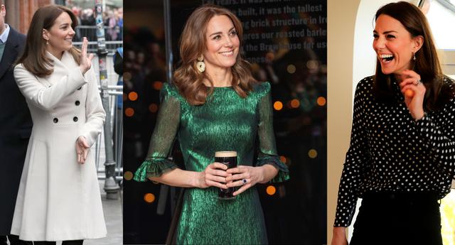 Kate Middleton ha llamado la atención con cada uno de los looks que ha llevado durante su viaje real a Irlanda. En esta galería, conoce los detalles. (Fotos: AFP)
