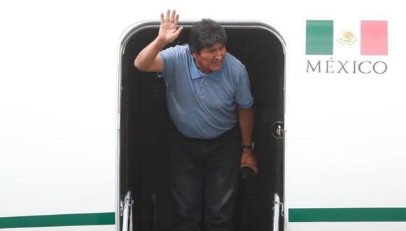 Evo Morales llegó a México el 12 de noviembre y se marchó casi un mes después. Foto: GETTY IMAGES, vía BBC Mundo