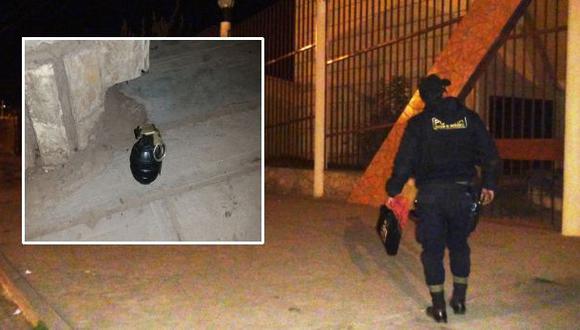 Dos granadas fueron encontradas frente a iglesia de Huancayo