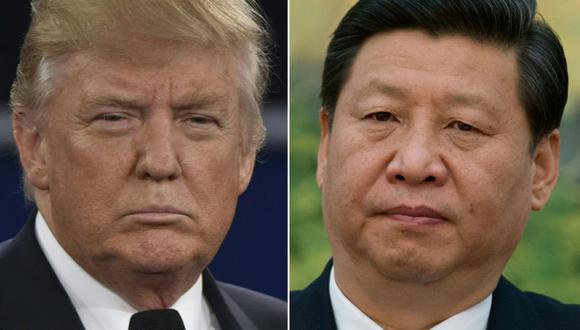 El presidente de Estados Unidos, Donald Trump, y el de China, Xi Jinping. (Foto: AFP)