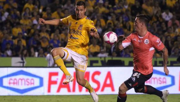 Tigres y Lobos BUAP igualaron 2-2 en un partido con injerencia del VAR | Foto: Tigres