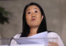 Keiko Fujimori sobre aporte de Credicorp: Se nos pidió que se mantenga en absoluta reserva