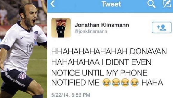 Hijo de Klinsmann cierra su Twitter tras burlarse de Donovan