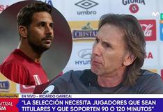 Ricardo Gareca revela real motivo por el que no convocó a Claudio Pizarro