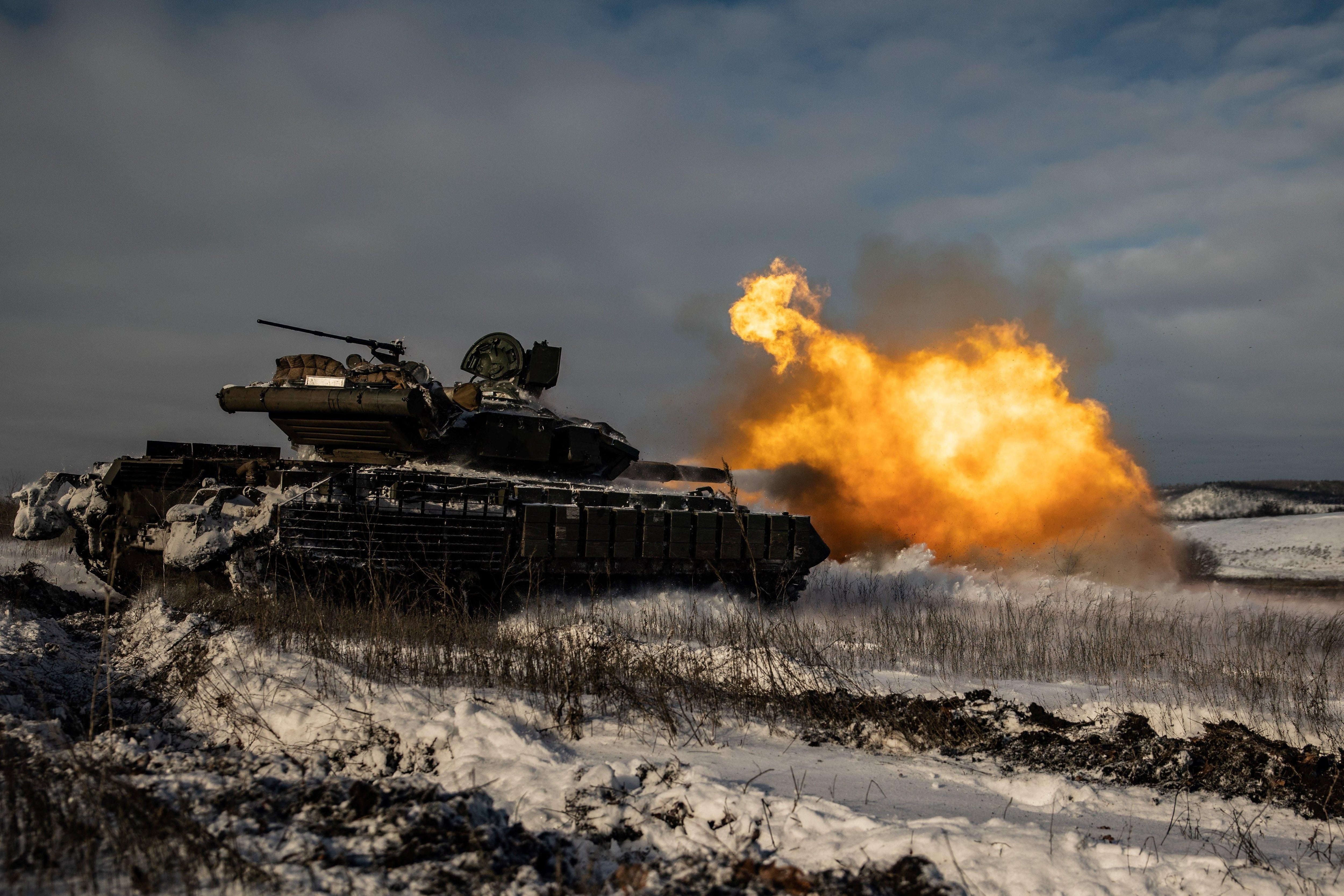 The war in Ukraine has become a special challenge for Putin.  (GET IMAGES).