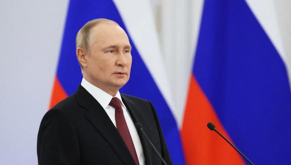 Putin celebró una ceremonia para formalizar la anexión a Rusia de cuatro regiones de Ucrania total o parcialmente controladas por Moscú.