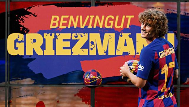 Antoine Griezmann fue presentado oficialmente en el Barcelona para la temporada 2019-20. El francés llega como uno de los mejores refuerzos del verano europeo (Foto: EFE)