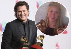 Latin Grammy: Carlos Vives es blanco de críticas al no mencionar a Shakira en su discurso
