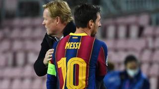 Koeman se rinde ante Messi: “Es el hombre más importante en la historia del Barza y menos mal que todavía está con nosotros”