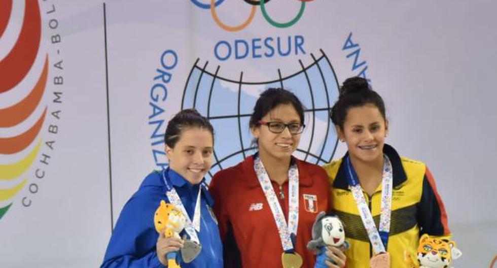 Andrea Hurtado es la cuarta peruana que suma medalla de oro en Cochabamba | Foto: Comité Olímpico de Perú