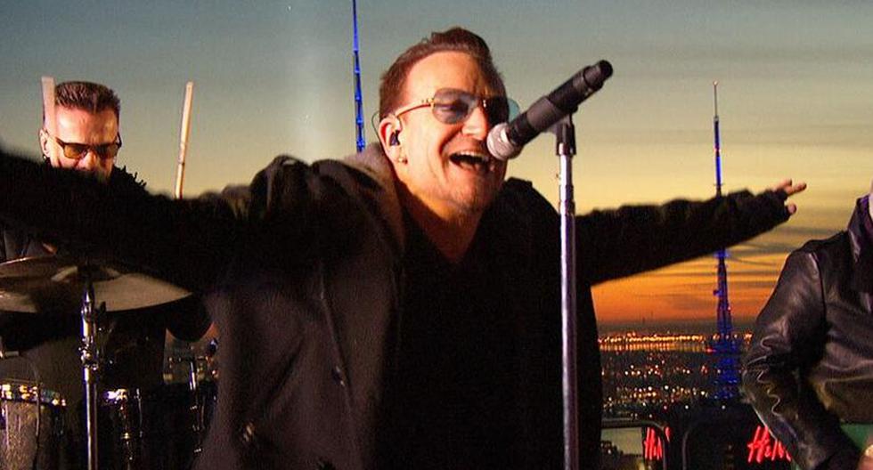 Bono de U2 la pasa mal tras accidente. (Foto @U2)
