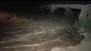Río Lurín: alerta ante aumento de caudal y posible desborde