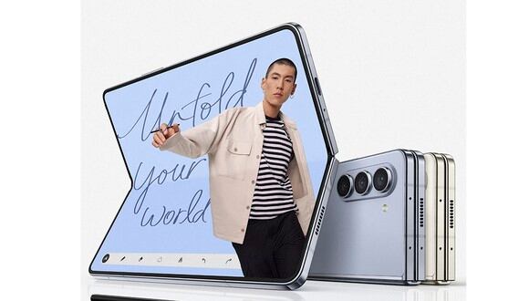 SAMSUNG | Se ha lanzado oficialmente el Samsung Galaxy Z Fold 5 y aquí te damos todos los detalles del smartphone tablet. (Foto: Samsung)